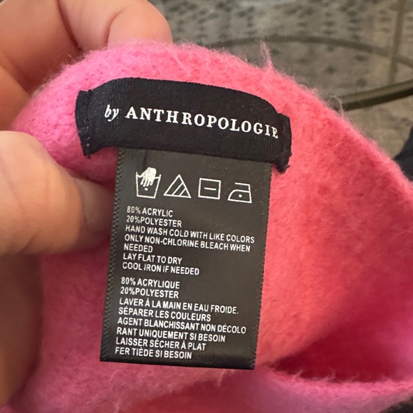 Anthropologie Vibrant Pink Scarf - Picture 2 of 4